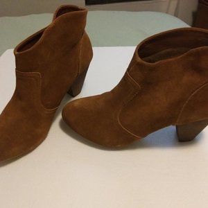 Suede Leather Short Boots